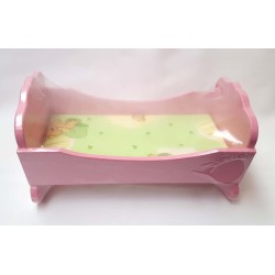 Fa Bölcső Babaágy Lányos Játékok