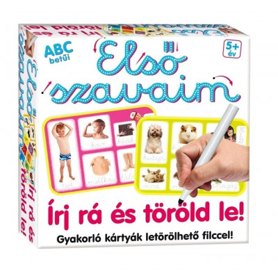 Írj rá és töröld le !  Gyakorló kártyák Első szavaim