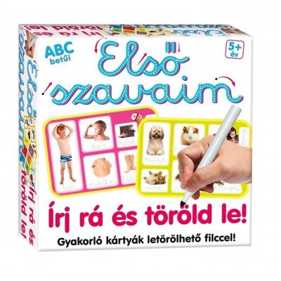 Írj rá és töröld le !  Gyakorló kártyák Első szavaim