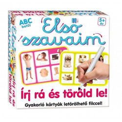 Írj rá és töröld le !  Gyakorló kártyák Első szavaim Kreatív, Készségfejlesztő Játékok