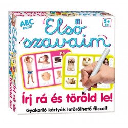 Írj rá és töröld le !  Gyakorló kártyák Első szavaim Kreatív, Készségfejlesztő Játékok