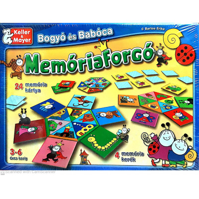 Bogyó és Babóca Memória forgó