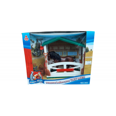 Játék Ló Kis Istállóban