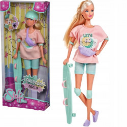 Gördeszkás Baba Steffi Barbie Jellegű Babák