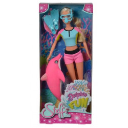 Steffi Búvár Baba Delfinnel Barbie Jellegű Babák