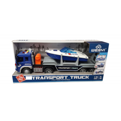 Hajó szállító játék kamion