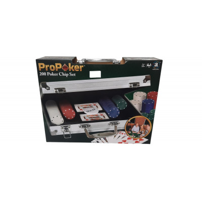 200 Db -Os Bőröndös Pókerszett