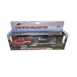 Fém terepjáró helikopterrel Egyéb Autók, Járművek