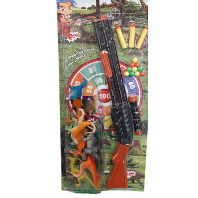 Szivacslövő Játék Puska Dínókkal