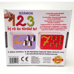 Írj Rá És Töröld Le-Számok Társasjáték